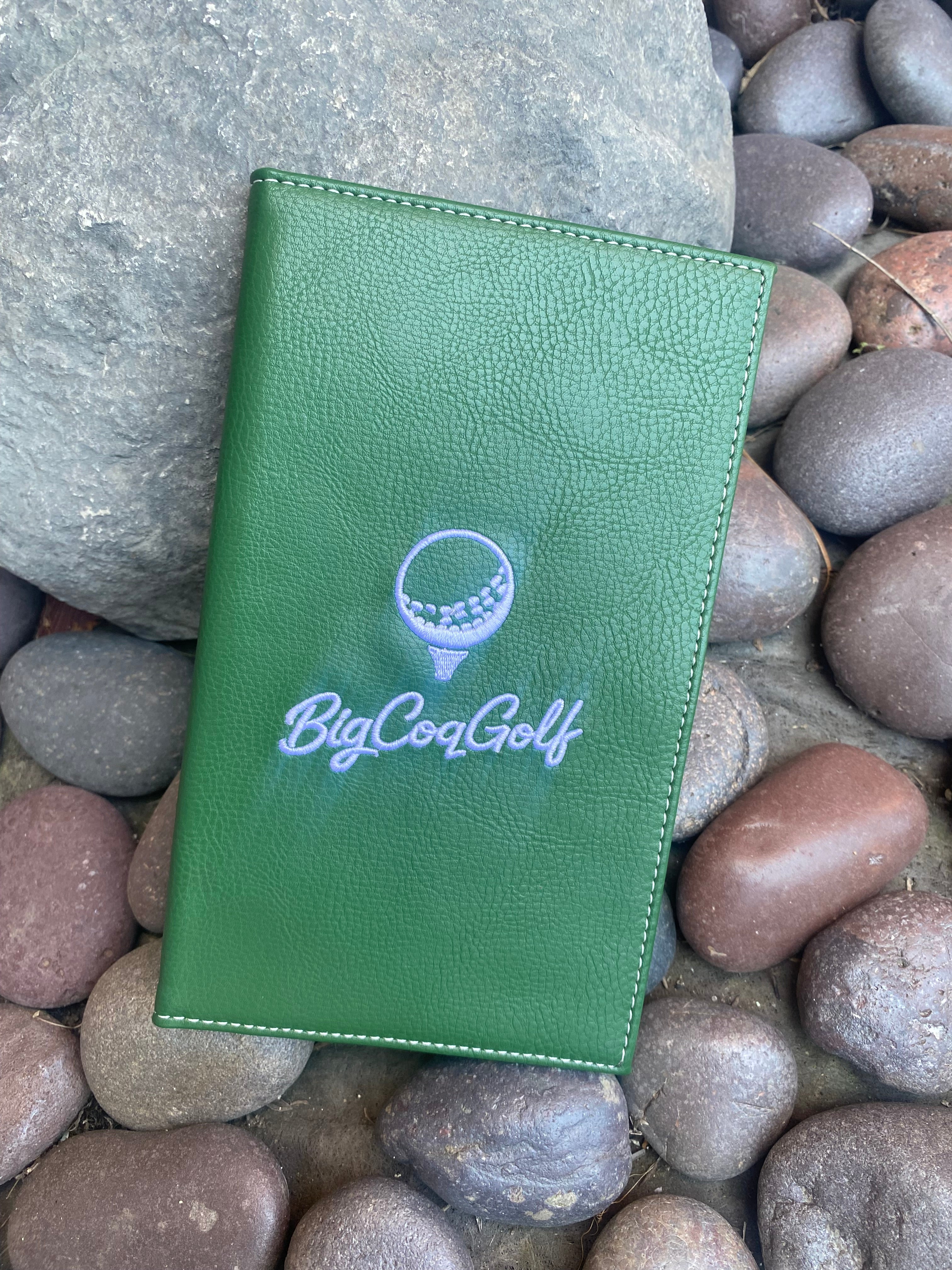 BCG Green Leather Scorecard Holder